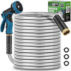 Garden Hose 100FT with 10-Function Nozzle, No-Kink Water Hose by AdvinskiGardenhose