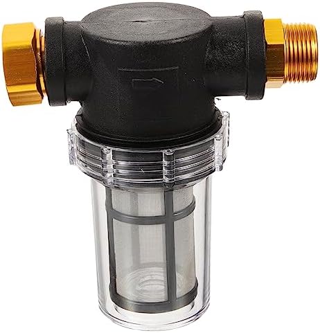 Xmas Pressure Washer Hose Filter for Garden Sediment Protection Black by SEWOART