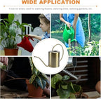 Brass Gooseneck Watering Can – 1.5L/2L Stainless - Image 5