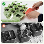 2 Pack Seed Starter Trays, Lift-Out Handles, Easy Transplanting - Image 3