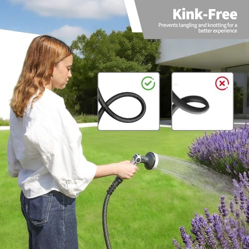 75 FT Garden Hose 5/8",Flexible Water Hose,Lightweight - Image 5