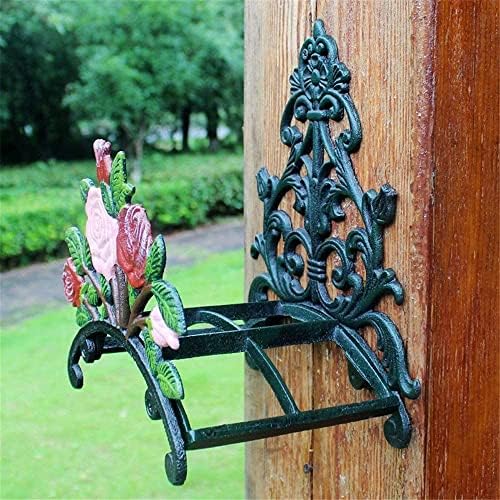 IOCCIOBB Garden Hose Holder Metal Durable Water Wall Mounted Hose Butler Heavy Duty Metal Water Pipe Holds Rack Wall Hose Hanger Reel - Image 4