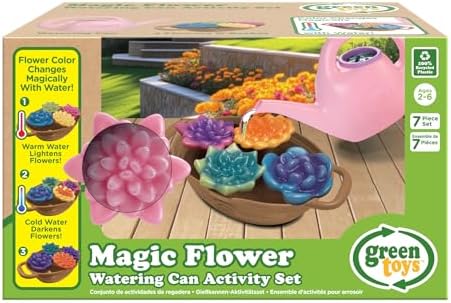 Green Toys Bloom Color Changing Watering Can Set - Image 4