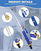 Jet Nozzle Power Washer for Garden Hose, Upgraded 2-In-1 High Pressure Wand - Image 2