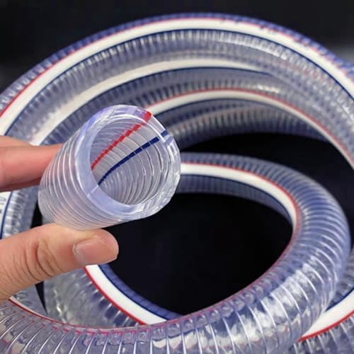 1 1/2 Inch ID x 1 3/4 Inch OD Heavy-Duty Steel Wire Suction PVC Flexible Tubing High Pressure UV Chemical Resistant Thick Vinyl Hose Tube, 6.5FT - Image 5