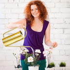 Watering Can for Indoor Plants, 50 oz/1.5L Stainless Steel Watering Can Pot with Long Spout, Garden Watering Cans with Comfortable Handle for Indoor House Plants Bonsai Flower Decorative - Image 6