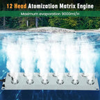 Ultrasonic Mist Maker Fogger 12 Head(9000ml/H) - Image 2