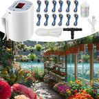 Automatic Houseplants Plant Waterer - Auto Drip Irrigation Kit, Indoor Outdoor Watering System | Easy Plant Care Solution for Balcony, Garden, Yard, Patio, Greenhouse | Intelligent Power-Off Protecti - Image 3
