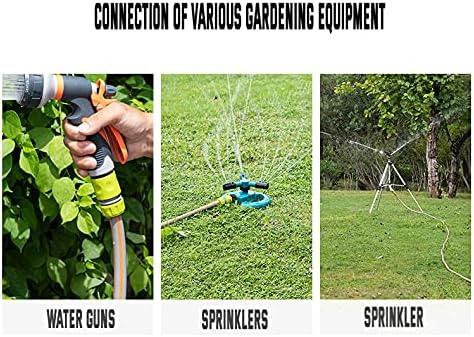1/2" Torsion-Resistant Garden Hose with 3-Layer Composite Construction for Greater Torsional Protection(Size:30M//98.4FT,Color:Red) - Image 3