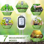 Moisture Meter for Plants,7-in-1 Digital Soil Tester Kit - Image 5