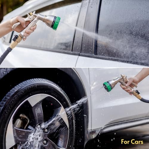 HOSUN 100% Metal Heavy Duty Garden Hose Nozzle Sprayer - Image 6