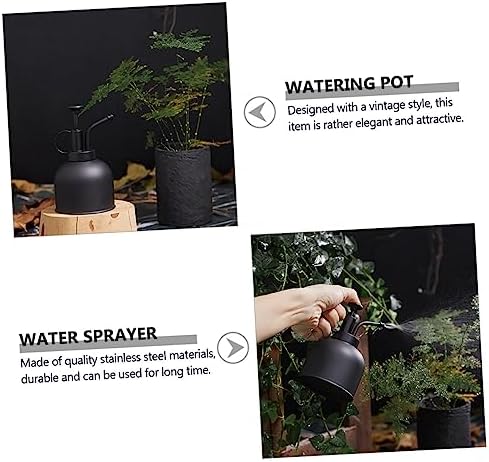 VANZACK Vintage Style Stainless Steel Mister Spray Bottle Garden Watering Can for Indoor Plants - Image 3