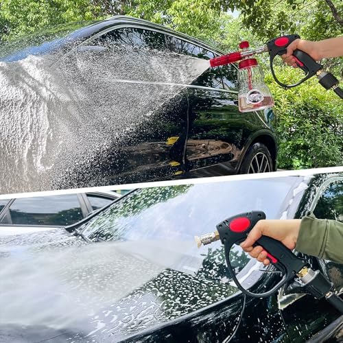 High Pressure Washer Spray Gun Max 4500PSI & Foam Cannon 32oz & Kink Resistant Hose 32ft Kit, Compatible with Some of Kar-cher, Ryobi, Greenworks, CRAFTSMAN, Ideal for Home & Outdoor Cleaning,Car Wash - Image 3