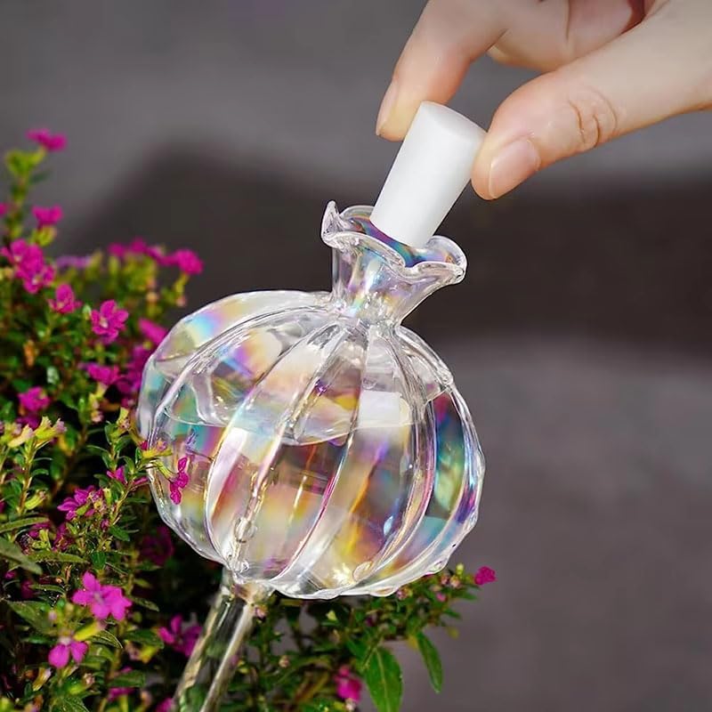 Simulated Glass Automatic Plant Watering Bulbs Shape Flower Plant Water Dripper Lightweight Plant Device Drip(C 2pcs) - Image 6