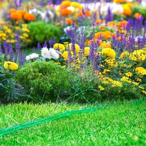 GALPADA Flat Soaker Sprinkler Hose 15m Pvc Garden Watering Hose with Perforations for Farm Irrigation and Yard Cooling - Image 5