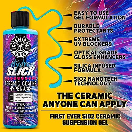 Chemical Guys Foam Gun Car Wash & Wax Bundle with TORQ Foam Blaster, HydroSuds Car Wash Soap and HydroSlick Ceramic Hybrid Car Wax (3 Items, 32 Fl oz) - Image 5