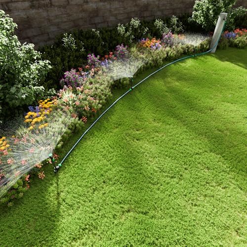 RESTMO Above Ground Sprinkler System,Irrigation Sprinklers for Yard,Green - Image 3
