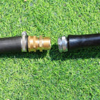 Garden Hose Fittings - Solid Brass Repair Connectors: Double Male Faucet Leader Coupler (3/4" GHT) (10-PCS) - Image 5
