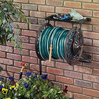 AMES 2398110 NeverLeak Decorative Wall Mount Hose Reel, Brown - Image 2