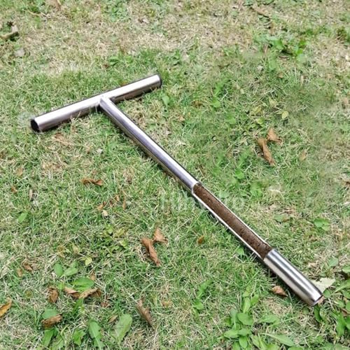VOSAREA Stainless Steel Soil Sampler Probe 12-inch T-Handle Soil Sampling Tool for Lawn and Garden - Image 5