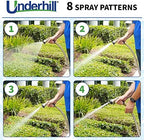 Underhill Pattern Master Gold Series Garden Water Hose Nozzle Sprayer Head, 3/4-Inch Thread Inlet, Jet Attachment 8 Spray Patterns, NG200-8S - Image 3