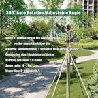 1" Agriculture Farm Irrigation Sprinkler Watering Spray 360° Rotary - Image 4