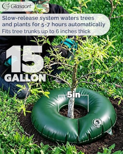 10 Pack 15/20 Gallon Tree Watering Bags, Slow Release Watering Ring - Image 5
