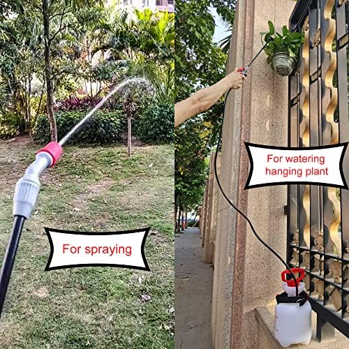 Watering Can Device for Watering Hanging Plant Basket Hard to Reach High Plant Watering Bottle Sprayer for Indoor or Garden 2L(0.5Gal) - Image 3