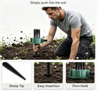 360° Coverage Rotating Lawn Sprinkler for Large Areas – Adjustable Water-Saving System with Durable Spike Base, Compatible with 1/2", 3/4" and 1" Garden Hoses (3PC+1/2"、3/4"、1 "Fit) - Image 2
