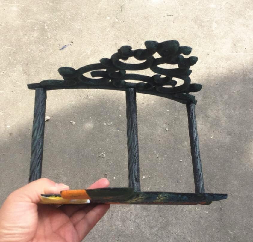 EatingBiting Cast Iron Heavy Duty Garden Hose Holder Duck Decorative Hand-painted Wall Mounted Water Hose Rack Reel Butler Hanger Water Pipe Holds, Rack, Hanger, Antique Wall Decorations - Image 6