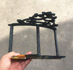 EatingBiting Cast Iron Heavy Duty Garden Hose Holder Duck Decorative Hand-painted Wall Mounted Water Hose Rack Reel Butler Hanger Water Pipe Holds, Rack, Hanger, Antique Wall Decorations - Image 6
