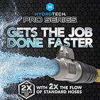 HydroTech Pro Series 100 ft Max Flow Garden Hose, 3/4 in Diameter - Image 2