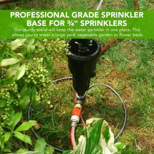 Yard Butler Ring Base Sprinkler Stand, Lawn Care Tool, 3/4" Head, 2 Pack - Image 6