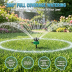 360° Multi-Directional Lawn Sprinkler, 2026 New Precision Garden Irrigation with Flexible Spray Nozzles, Stable Rotating Water Sprinkler, Flower Shape Spray Head for Hose Yard Grass (2pcs) - Image 3