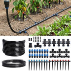 IDEALHOUSE Drip Irrigation Kit, Quick-Connect DIY System, 1/2 in 33 ft Mainline and 1/4 in 200 ft Tubing, Adjustable POM Nozzles,3 Kinds of Sprayers for Garden and Greenhouse - Image 7