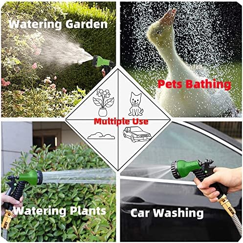 Metal Garden Hose 25ft Heavy Duty Stainless Steel Water Hose with 2 Nozzles for Yard, Outdoor - Flexible, Never Kink & Tangle, Puncture Resistant - Image 4