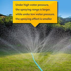Winisok Upgrade Flat Sprinkler Soaker Hose for Garden, Heavy Duty 3-Tube Lawn Irrigation Hose with Landscape Stakes, No-Kink Flexible Watering Hose for Yard, Plants (50FT x 2Packs) - Image 5