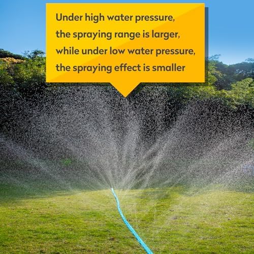 Winisok Upgrade Flat Sprinkler Soaker Hose for Garden, Heavy Duty 3-Tube Lawn Irrigation Hose with Landscape Stakes, No-Kink Flexible Watering Hose for Yard, Plants (50FT x 2Packs) - Image 5
