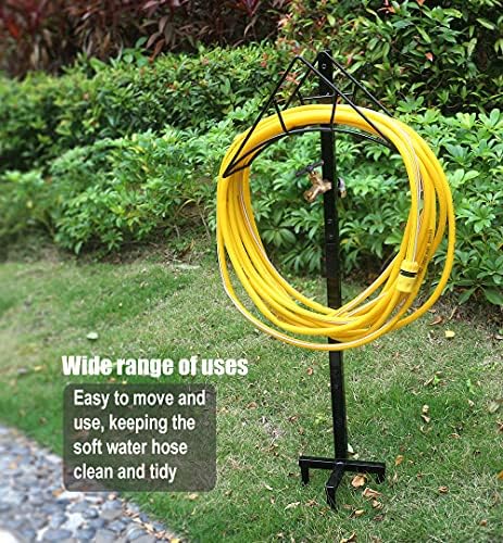 Artigarden Garden Hose Holder Stand with Brass Spigot Faucet Freestanding - Image 5