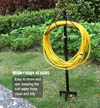 Artigarden Garden Hose Holder Stand with Brass Spigot Faucet Freestanding - Image 5