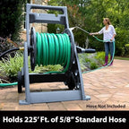 Liberty Basics 514-G Two Wheel Resin Hose Cart, Gray - Image 6
