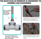 98FT Drip Irrigation Kits,Quick Connector Automatic Irrigation System,with Replaceable Bending Dropper,atomizing Copper Nozzle for Watering System for Garden Plant Lawn Patio. (30M+25Nozzles) - Image 4