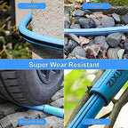 35FT Heavy-Duty Garden Hose with Solid Brass Connectors, 5/8 Inch Flexible Hybrid Rubber, All-Weather Lightweight & Kink-Resistant Water Hose - Image 5