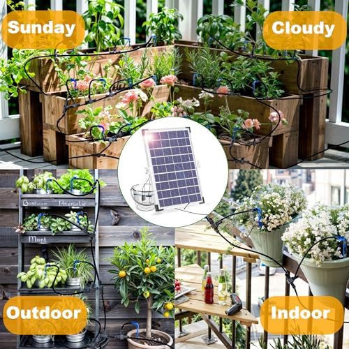 RISINGUP Solar Drip Irrigation System for 30 Potted Plants - Image 6