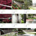 Marycan Garden Hose Nozzle Spray Nozzle, 8 Adjustable Watering Patterns Multifunctional Gardening Sprinkler - Image 7