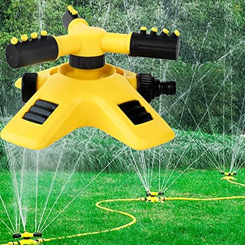 Lawn Sprinkler with Three 360 Degree Rotating Arm, Hose, Garden Irrigation System, Can be Connected in Series, Automatic Water Sprinkler (Size : 100m) by Unknown