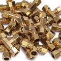 LTWFITTING 1/2-Inch OD Compression Tee,Brass Compression Fitting(Pack of 70) by LTWFITTING