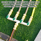 4 Way Garden Hose Splitter, 3/4" GHT Water Spigot Splitter(Green) - Image 6
