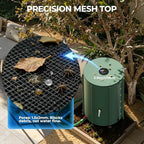 SKM Collapsible Rain Barrel with Spigots & Overflow Kit, 100 Gallon, Green - Image 5