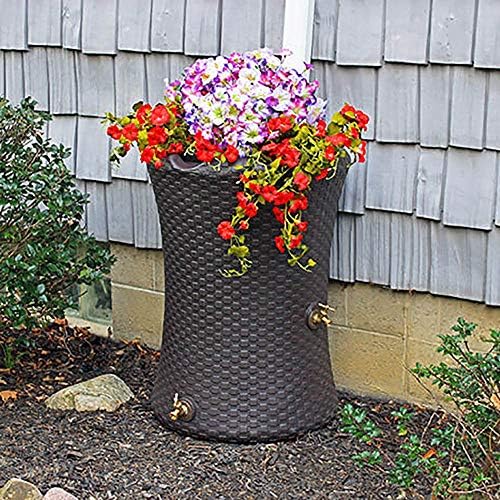Good Ideas Impressions Nantucket Rain Water Collection Barrel, 3 Pack - Image 3